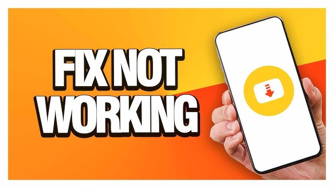 Snaptube não está funcionando